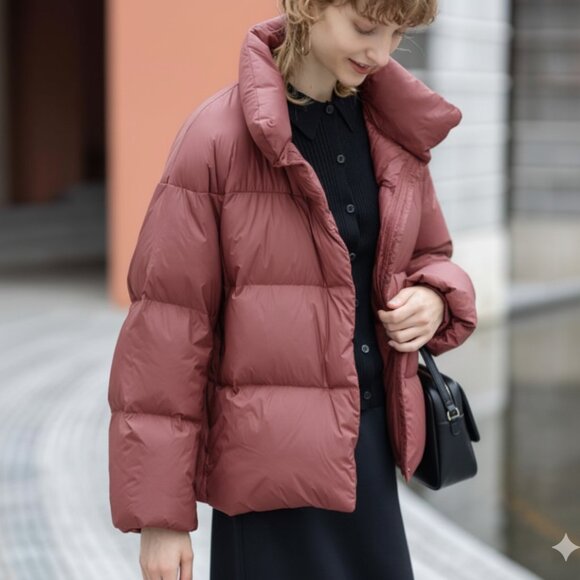 Uniqlo Ultra Light Down Short Puffer Jacket - Picture 1 of 14
